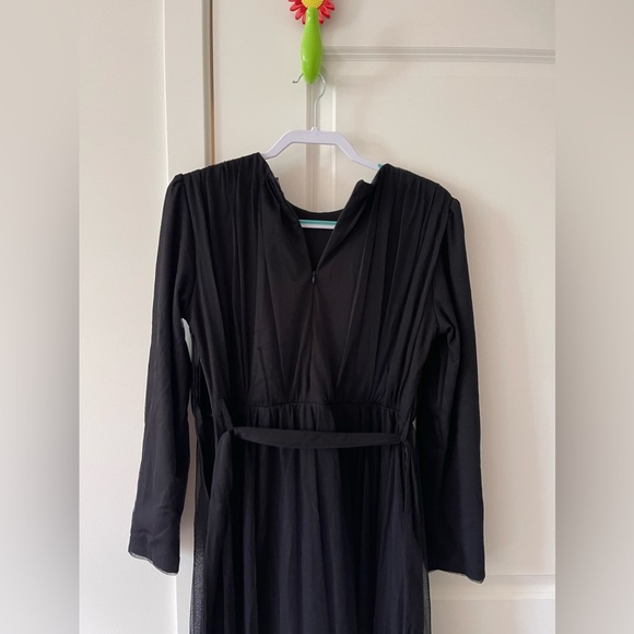 Women’s Black Modest Evening Maxi Dress (Turkish Brand) - Picture 8 of 8